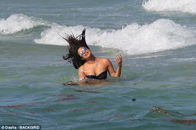 Two most beautiful women in the world,  Priyanka Chopra & Adriana Lima put their bikini bodies on display at a beach in Miami